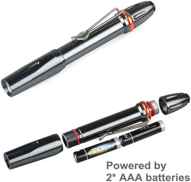 Alt view image 4 of 5 - Clip UV Black Light Flashlight Strong Ultraviolet Light 395nm 365nm Uv-Light Led Pen Torch For Glue Curing Money Detector