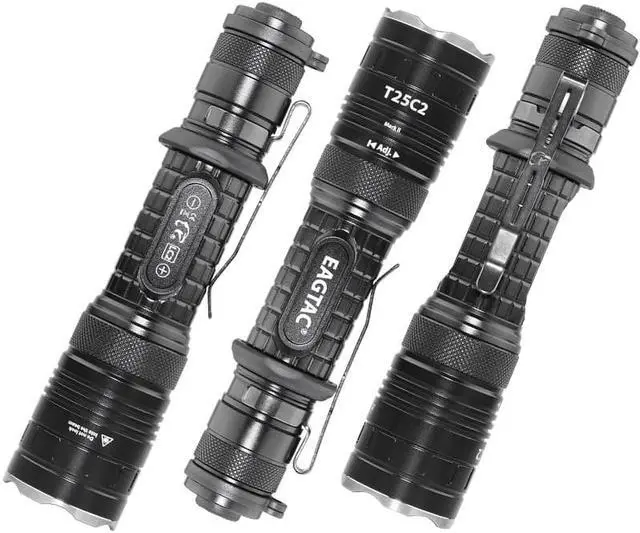 Alt view image 2 of 3 - T25C2 1350 Lumens Tactical LED Flashlight Gun Mount for Hunting Replaceable Module IR UV Green Red Torch Multi Mode