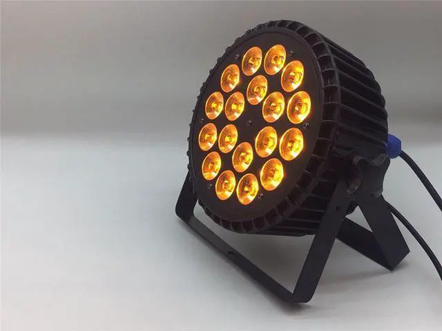 Alt view image 3 of 5 - 18x18W RGBWA UV 4in1 5in1 6in1 led par light wash par led LED Flat Par Can Lighting for Party KTV Disco DJ Lamp