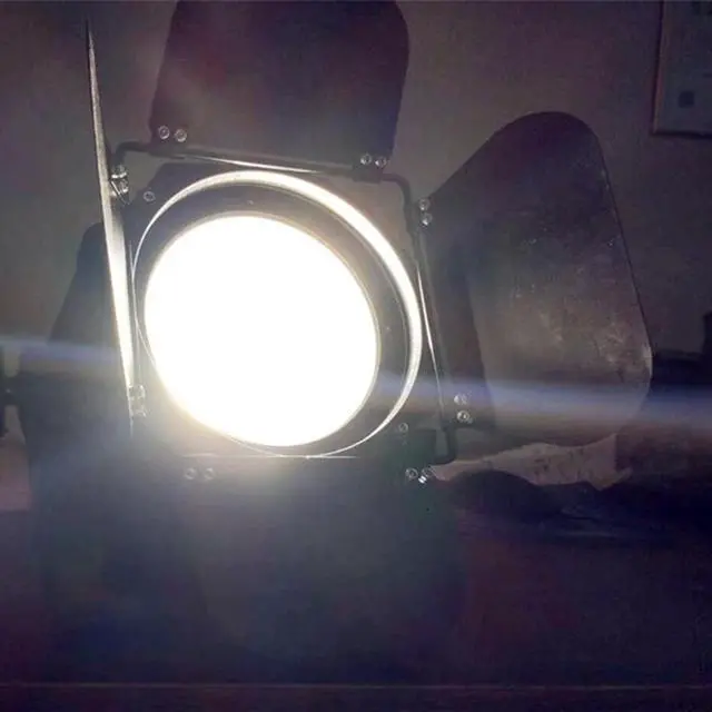 Alt view image 4 of 5 - 300W COB LED Par luz con puertas de Granero aluminio luz estroboscópica Led iluminación de escenario blanco cálido RGBWA + UV 6i