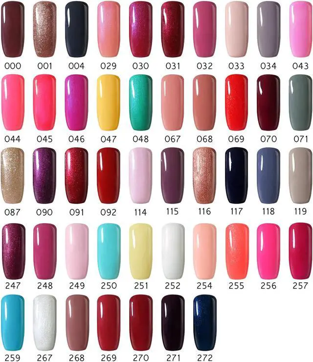 Alt view image 2 of 5 - Soak Off Organic UV Gel Semi Permanent Lucky Nails Gel Varnish Led Lamp Nail Polish 244 Colors UV Gel Nail Polish