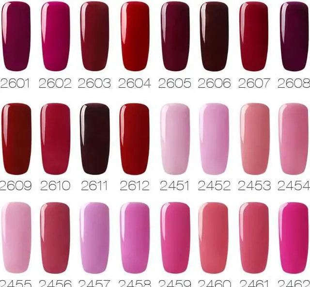 Alt view image 4 of 5 - (12PCS/SET) Gel Nail Polish Set For Nail Extension Kit Nail Art Gel Lacquer UV LED Lamp Design acrylic nail Manicure Set