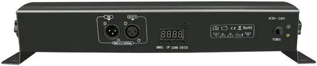 Alt view image 5 of 5 - DMX512 UV RGB Stage Light Violet Led Bar Laser Projection Lighting Party Club Disco Light For Christmas Indoor Stage Effect