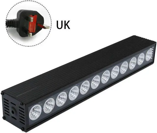 Alt view image 5 of 5 - 12LED Stage Light Blacklight Christmas Party UV Black Easy Use Club Night Lamp Body Paint Bar DJ Disco Halloween Integrated