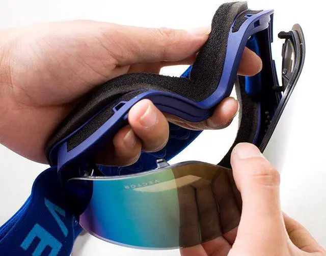 Alt view image 2 of 5 - OTG Ski Snowboard Goggles Women Men Skiing Eyewear Mask UV 400 Snow Protection Over Glasses Adult Double Anti-Fog Cylindrical