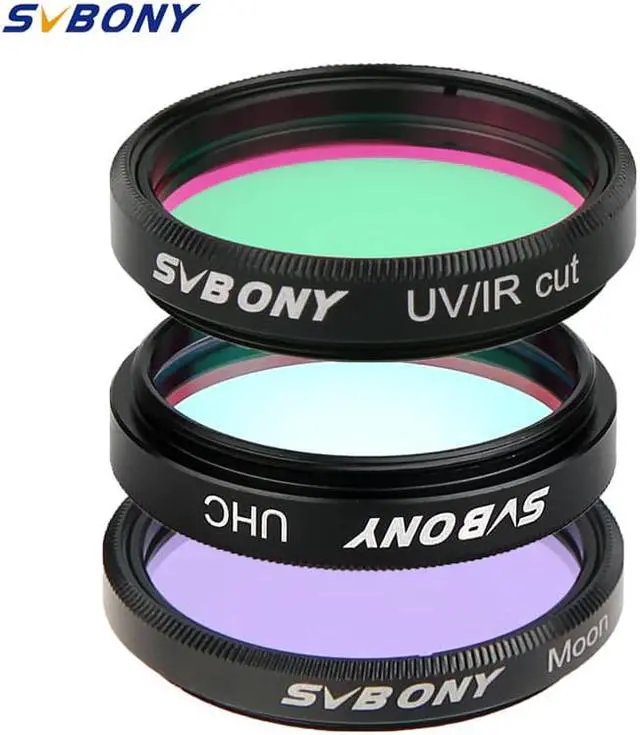 Alt view image 6 of 7 - 1.25'' MOON + UV-IR+UHC 3 pcs Elimination of light pollution filters for Astronomy Telescope Eyepiece Observations of Dee