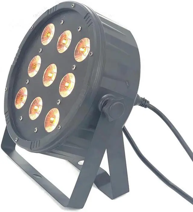 Main image of 9x18W led par light 6in1 RGBWA UV Led Stage Light LED Flat SlimPar dj lights led Strobe Equipments Controller