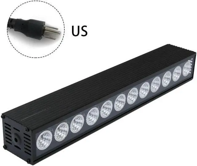 Alt view image 2 of 5 - 12LED DJ Disco Christmas Party Blacklight Integrated Stage Light Easy Use Halloween Club With Rack UV Black Bar Night Lamp