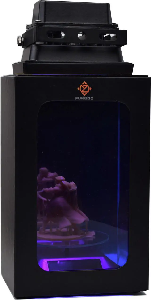 Alt view image 4 of 4 - 3D Printer  UV resin curing light lamp drive solar turntable with gift box and tools can DIY to curing station cabinet