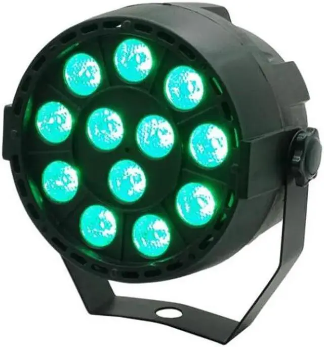 Alt view image 4 of 5 - Light 12LED RGB 3IN1 12x4W UV Stage Lighting effect DMX 512 Club Disco ty Ballroom KTV Bar Wedding DJ Projector Spotlight