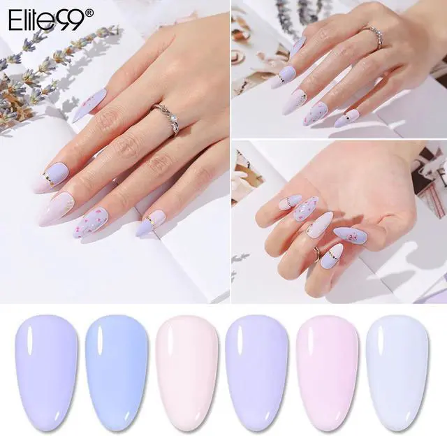 Alt view image 2 of 5 - 99 10ml Light Color UV Gel Polish Soak Off UV LED Varnish Hybrid For Manicure Semi Permanent Gel Nail Polish Paint Nail Art