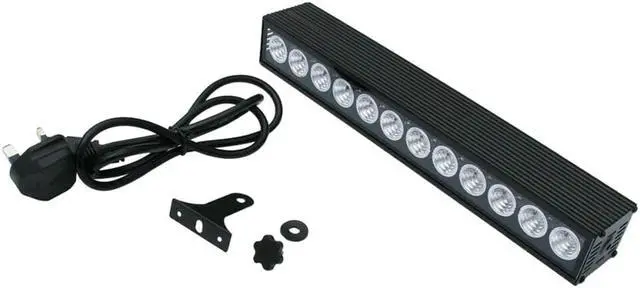 Alt view image 2 of 5 - 12LED UV Black Integrated Halloween Easy Use With Rack Club Bar DJ Disco Christmas Party Blacklight Stage Light Home Decor