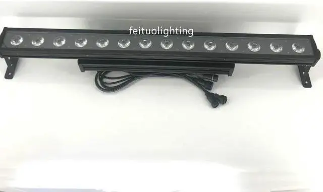 Alt view image 2 of 5 - Dot Control Outdoor Led Wall Washer Light 14x18w RGBWA UV 6in1 IP65 Led Wall Washer Pixel Led Bar Wall Washer Light