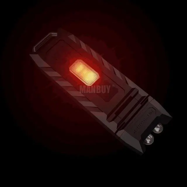 Main image of 2020  THUMB  Rechargeable White +Red +UV Light LEDs Handy Versatile Tiltable Worklight Outdoor Camping Keylight EDC