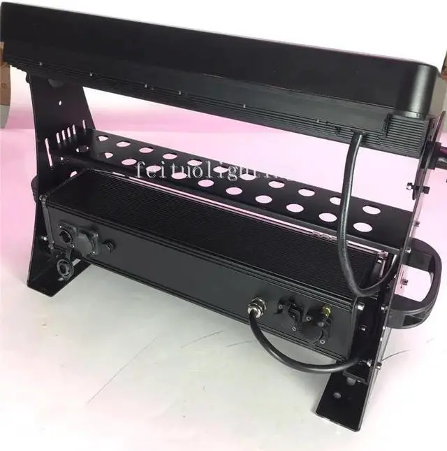 Alt view image 3 of 5 - Brightness Battery Wifi or DMX Control 24x12W Wireless Led Wall Washer Light RGBWA UV 6 in1 Outdoor IP65 Flood Light