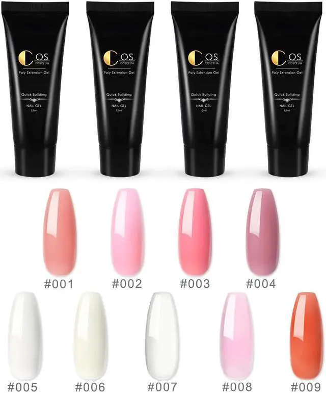 Alt view image 5 of 5 - Nail Builder Gel Extending Crystal Jelly Poly Nail Gel Set Kit UV Gel Nail Art Tips For Manicure Tools Decorations