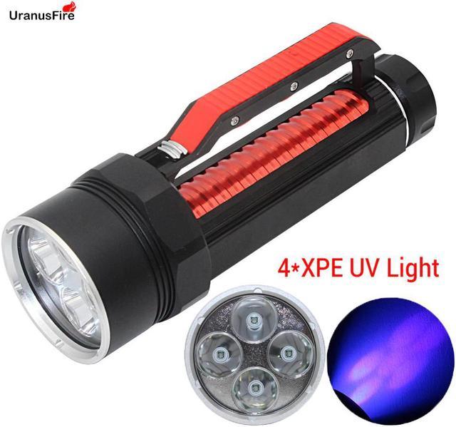 UV Flashlight, Waterproof Battery Operated Ultraviolet Light