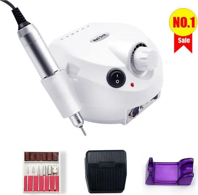 Alt view image 3 of 5 - 10&20 Color Gel Varnish Nail Set With 120W UV LED Nail Lamp And 35000 RPM & 20000 RPM Nail drill machine For nail art set
