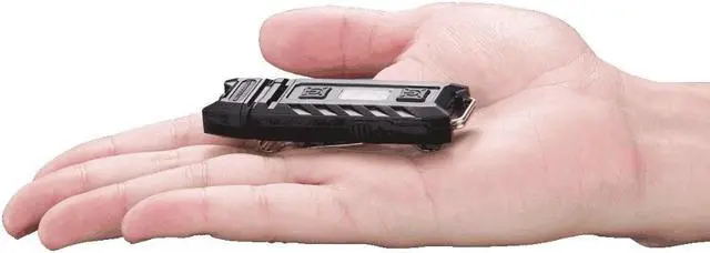 Alt view image 5 of 5 - Topsale THUMB LEO Rechargeable High Performance White+ Red+UV Light LED Handy Versatile Tiltable Worklight Outdoor Camp