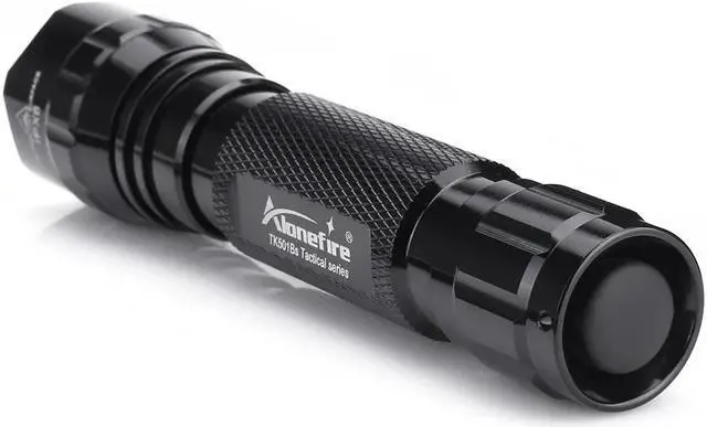 Alt view image 3 of 5 - 501B High power UV Light 395nm Flashlight Scorpion Cat Dog pet urine Money Ore ID Detection Torch lamp 18650 battery