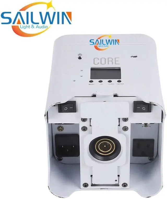 Alt view image 2 of 5 - 6X18W Battery Powered Smart  LED Par Lights DJ RGBAW UV Wash Disco Light DMX Controller Effect For Small Paty KTV Stage Lighting