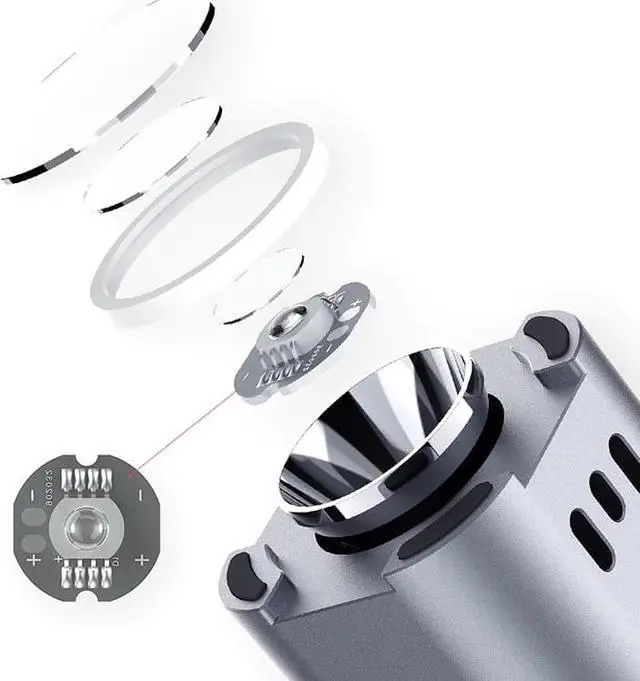 Alt view image 4 of 5 - Qianli Intelligent UV Curing Lamp LED 3S Fast Adhesive Green Oil Purple Light Phone Motherboard Repair Lamp iUV