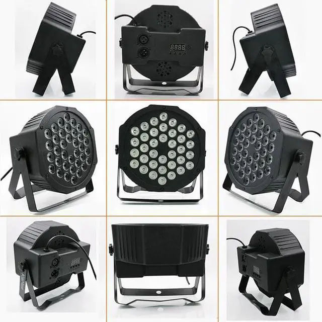 Alt view image 2 of 5 - Par Lights 36W DJ RGB Stage Lights UV Wash Disco Light DMX Controller Effect For Paty Christmas KTV Stage Lighting