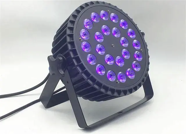 Alt view image 5 of 5 - Lamp 24x18W RGBWA UV 6in1 Par LED Par LED Flat Par Spotlight Lighting For Party KTV Disco Light