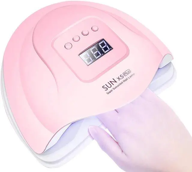 Alt view image 2 of 5 - 110W Gel Lamp Gel Nail Dryer Nail Light Smart Induction Nail Lamp Professional LED Uv Lamp Portable Nail Machine Nail Art Tools