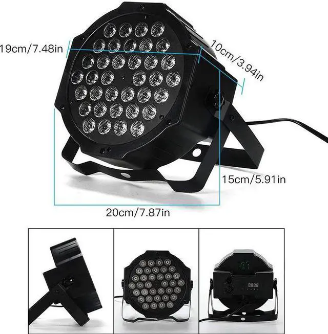 Main image of Par Lights 36W DJ RGB Stage Lights UV Wash Disco Light DMX Controller Effect For Paty Christmas KTV Stage Lighting