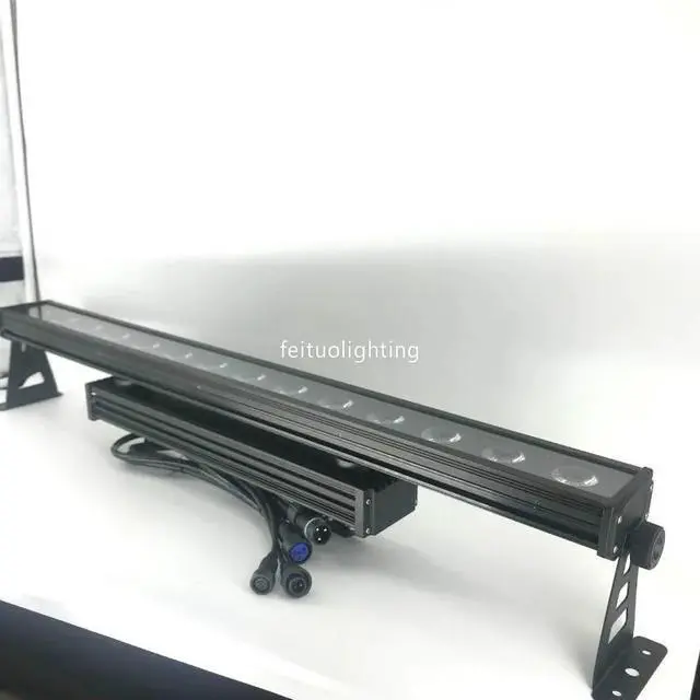 Alt view image 3 of 5 - Dot Control Outdoor Led Wall Washer Light 14x18w RGBWA UV 6in1 IP65 Led Wall Washer Pixel Led Bar Wall Washer Light