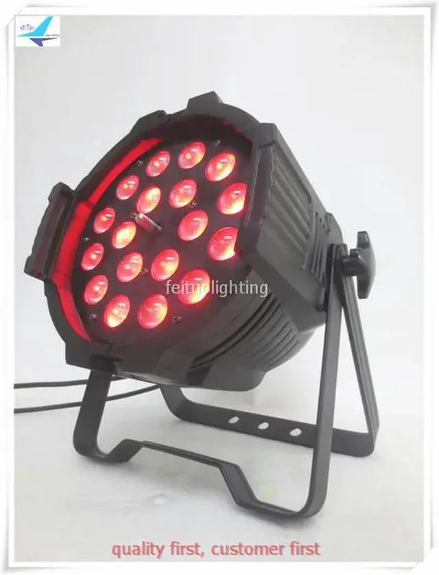 Alt view image 5 of 5 - shipping 18x18w 6IN1 LED Par Light RGBWA UV LED Par Can Stage Light 5-60 Degree Zoom Wash DJ Disco Wedding Par64 Equipment