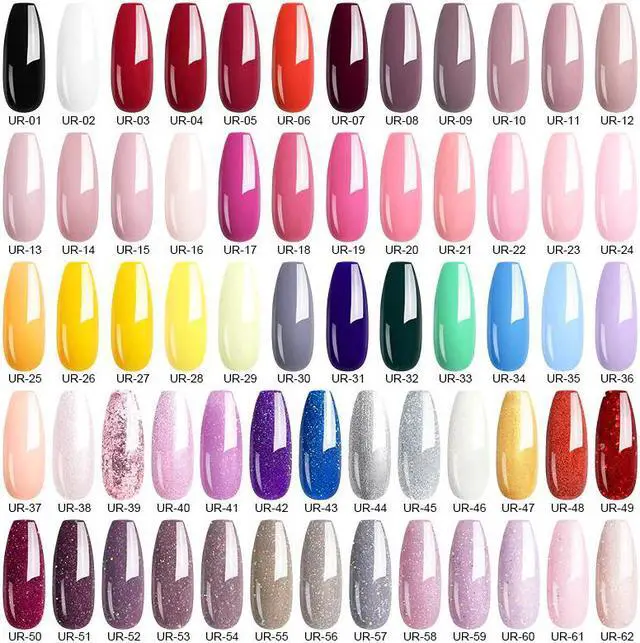 Alt view image 4 of 5 - UR SUAGR Nail Set 36W UV LED Lamp for Manicure 8/10 Color Gel Nail Polish Set Kit Gel Varnish Electric Nail Drill Nail Art Tools