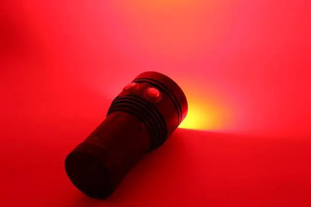 Alt view image 5 of 5 - 8000 Lumens 10*XM-L2 LED White Light +4x Red Light+4x UV Light Diving Photography Flashlight Torch 200m Underwater Video Light