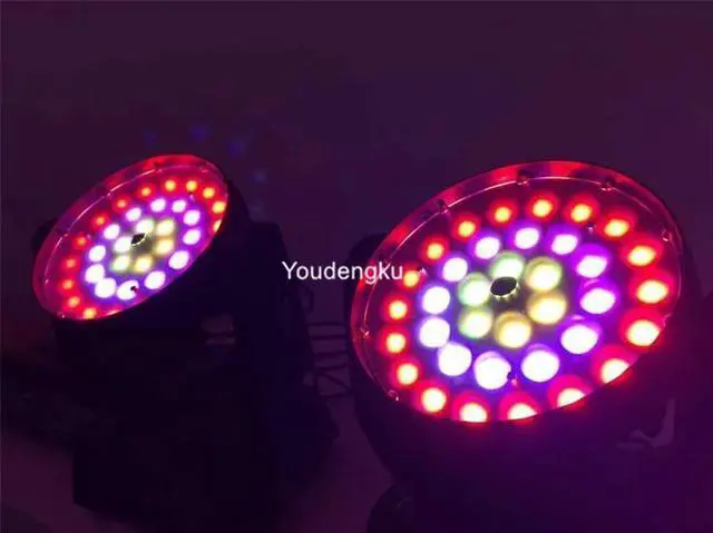 Alt view image 3 of 5 - 8pcs 6in1 led moving head light dmx zoom 10-60degree stage dj effect 36x18w 6in1 rgbwa uv led zoom moving head wash dmx lighting