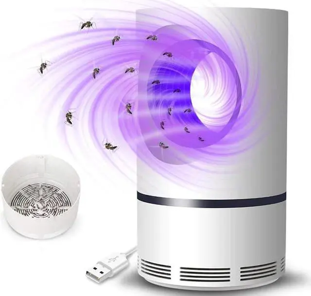 Alt view image 4 of 5 - Mosquito Killer Lamp Electric Fly Mosquito Trap Anti Mosquito Repellent Bug Zapper Killer Night Light Low-voltage UV Light