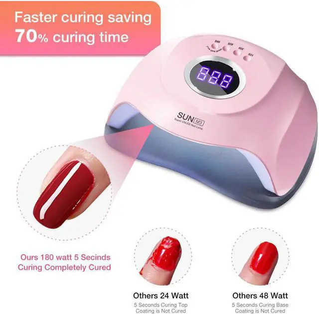 Alt view image 2 of 7 - Poly Extension Nail Set With 6W UV LED USB Lamp Dryer Kit Tools Poly Gel Kit For Manicure Nail Art Sets Nail Polish Gel