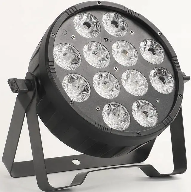 Main image of FLat Par 12x18W RGBWA UV 6in1 wash light Cast-Aluminum Alloy 250W Powerful  Stage Light