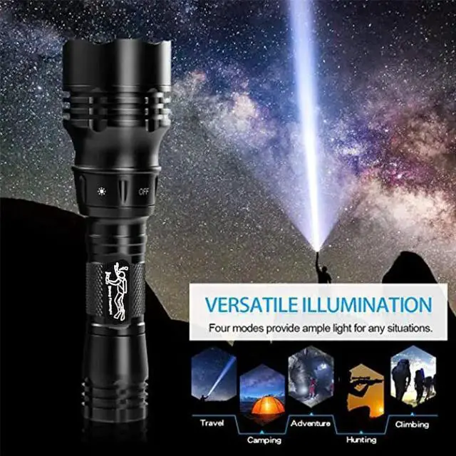 Alt view image 5 of 5 - 1000LM Professional Scuba Diving Flashlight 18650 Powerful XML T6/L2/UV 10W LED Diving Light Lamp Underwater 100 meters