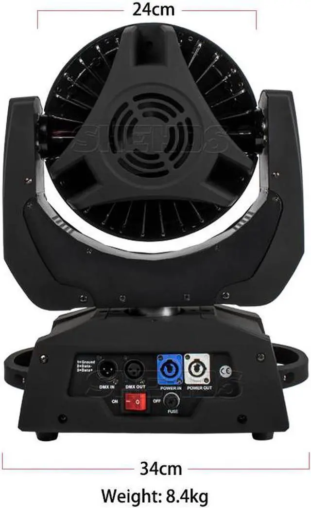 Alt view image 4 of 5 - Shipping LED 36x18W Led Zoom Moving Head 6in1 RGBWA UV Wash DMX Controller For NightClub DJ Disco Party Wedding Decoration