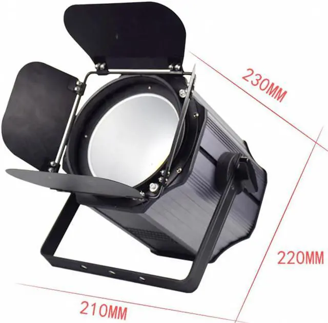 Alt view image 3 of 5 - 300W COB LED Par luz con puertas de Granero aluminio luz estroboscópica Led iluminación de escenario blanco cálido RGBWA + UV 6i