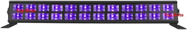 Alt view image 2 of 5 - 24 LEDS 3W LED Wall Washer Lights DMX UV Stage Lights Bar Black Party Club Disco Light For Christmas Indoor Stage Effect Lights