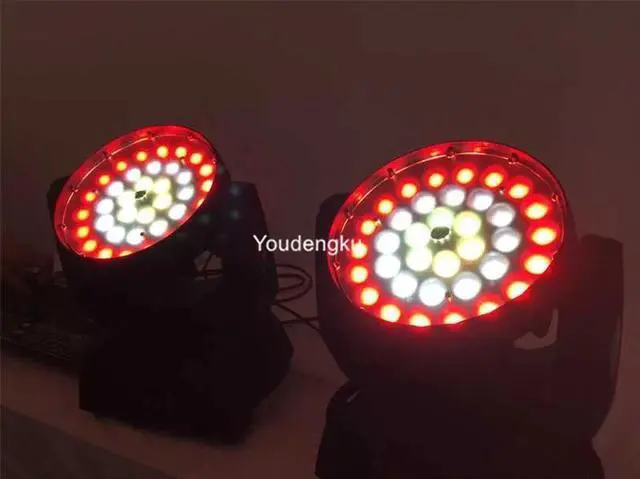 Alt view image 2 of 5 - 10pcs with flycase Stage show led dmx decoder wash moving head rgbwa uv 6in1 zoom movinghead led light