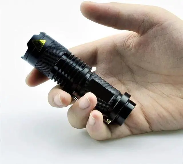 Alt view image 3 of 5 - 300 LM Mini UV Flashlight LED Torch One Mode Blacklight Zoomable UV-Ultraviolet Light LED Torcia Linterna Aluminum Lamp