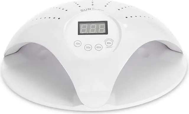 Alt view image 5 of 5 - Hands Curing Gel Polsih Machine 48w Nail LED Lamp UV Leds for Drying Feet UV LED Nail Dryer 48w Dual Light