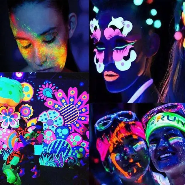 Alt view image 5 of 5 - Black Light,5W Ultra Violet LED Flood Light,Blacklights for DJ Disco Night Clubs, Light Glow Bar,Blacklight Dance