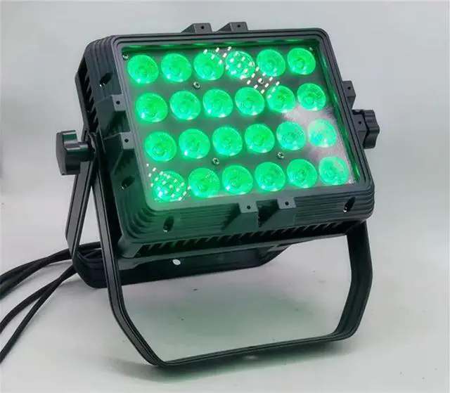 Alt view image 2 of 5 - disco decoration wall wash light 24x18 w rgbwa uv 6in1 stage washer light wateproorf rgbwa uv wall LED washer