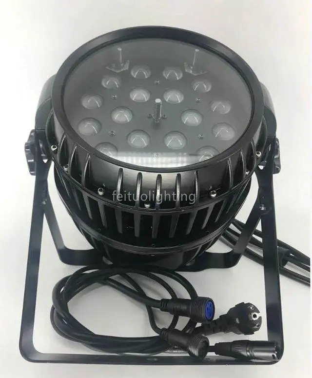 Alt view image 2 of 5 - Sale 2-20pcs Waterproof Zoom Led Par 18x18w 6in1 RGBWA UV Led Par IP65 Strobe Motorized Zooming Dmx Outdoor Led Par 64 Light