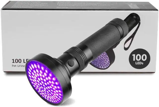Alt view image 4 of 5 - UV Flashlight Black light UV Lights 100 395nm torch LED  Pet Urine Detector For Dog/Cat Urine Portable Light