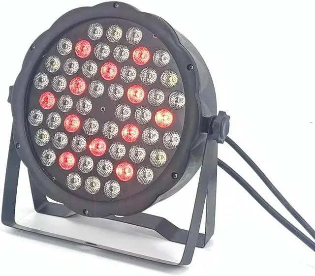 Alt view image 5 of 5 - par stage  lights 54x3W DJ Par  RGBW Wash Disco Light 54x4W RGB 3in1 uv light DMX Controller effect